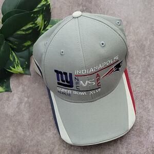 REEBOK Super Bowl XLVI Patriots VS Giants NFL Baseball Cap Hat